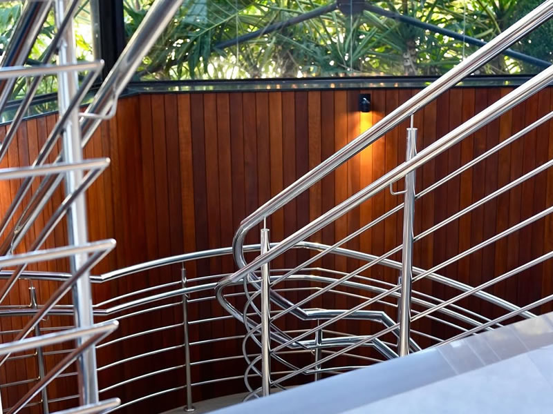 Corrimão em aço inox