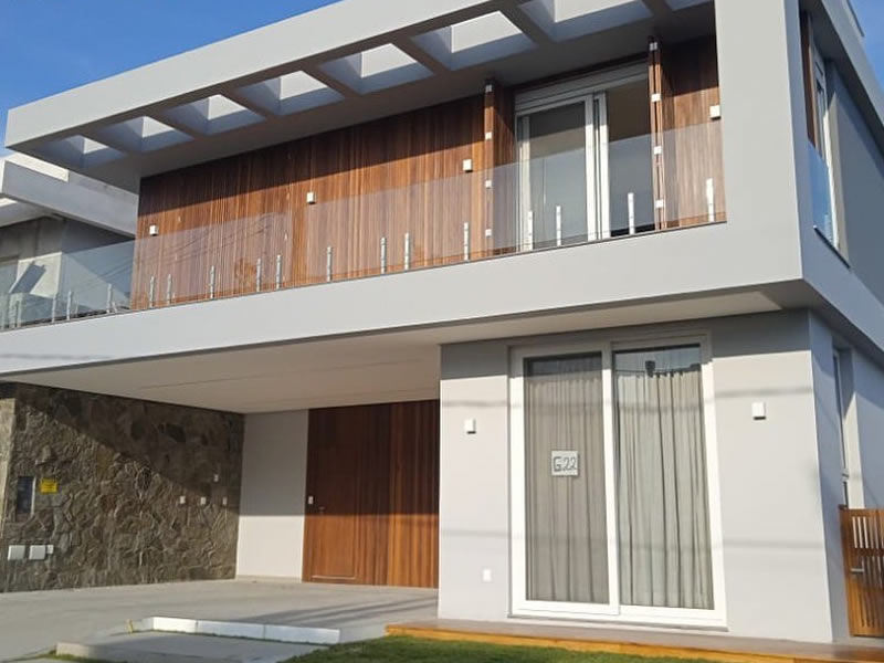 Guarda-corpo em aço inox